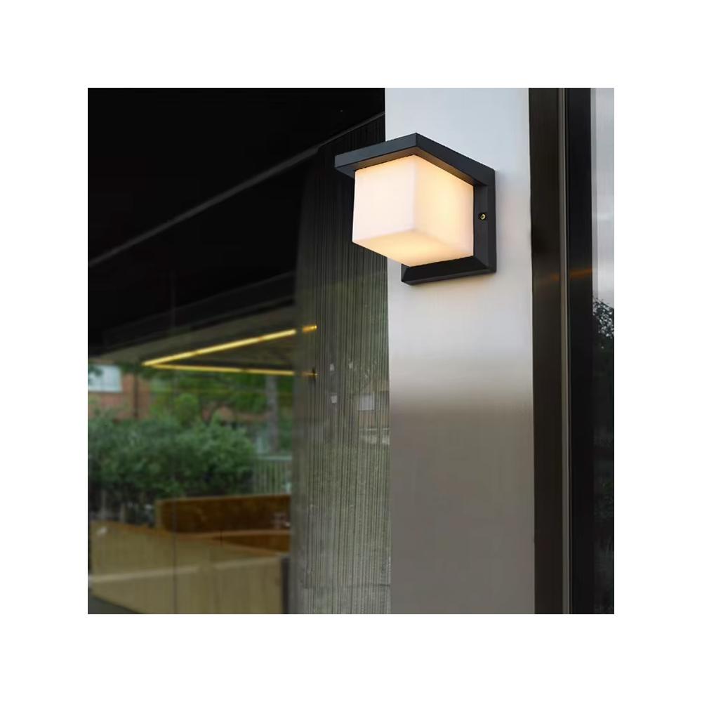 Fasadbelysning vägglampa RSL014-1W Svart