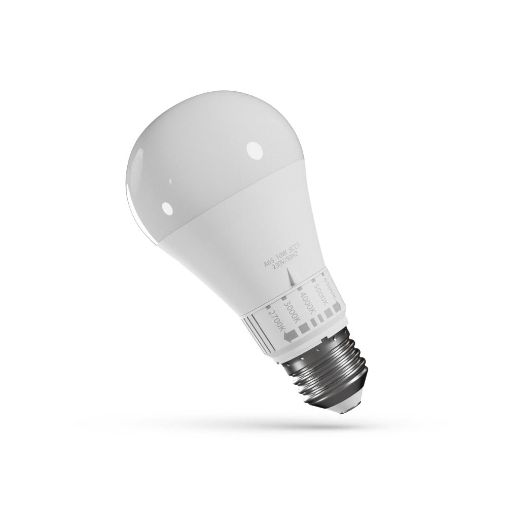 LED-lampa 5 ljusfärger GLS E27 230V 10W 5CCT