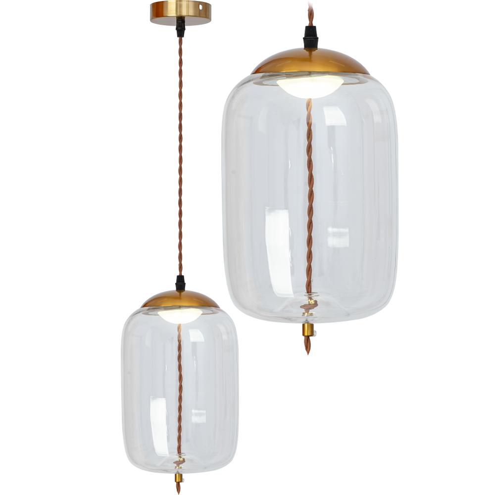 LED taklampa hängande i glas APP444-CP