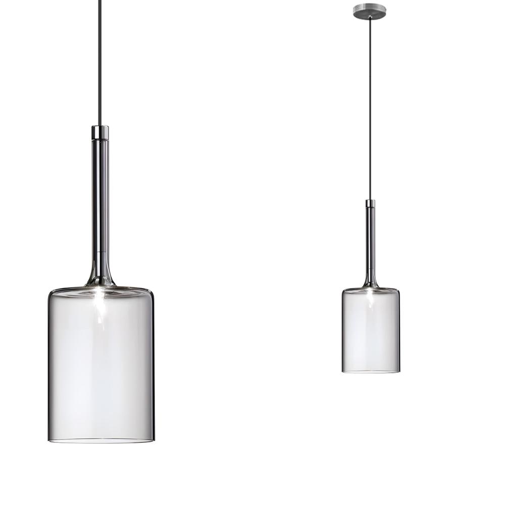 Taklampa Hängande med Glaslykta APP1703-1CP GREY C