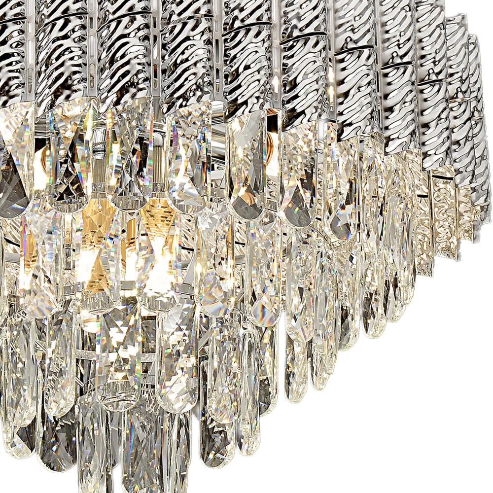 Hängande Kristallampa G055-CP 50 cm Krom