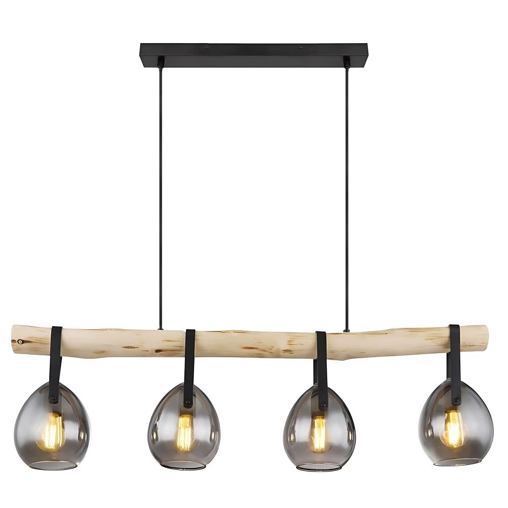 Hänglampa APP1775-4CP WOOD GREY