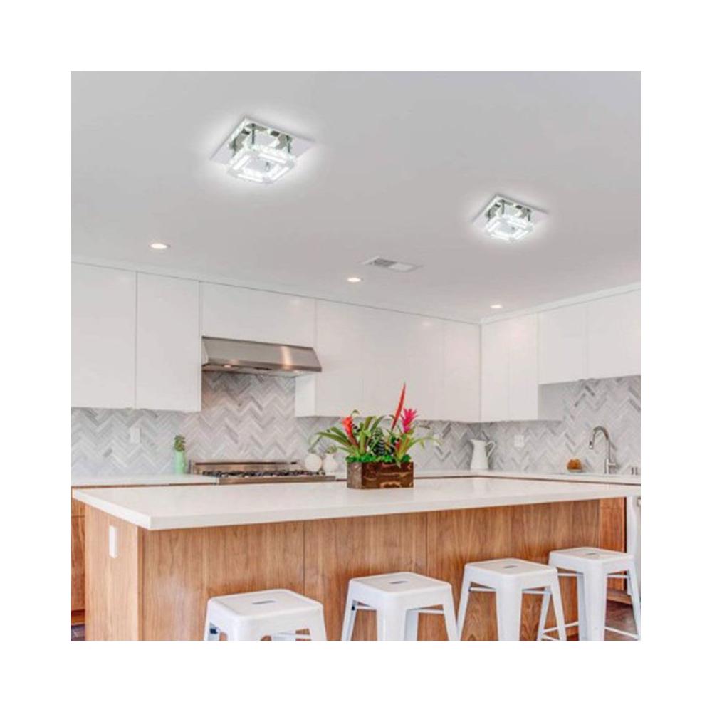 Kristalltaklampa Plafond Glamour 8W APP406-C Neutral