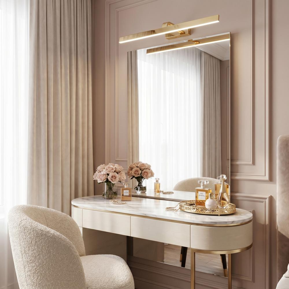 Badrum vägg LED-lampa SWE006-1W 73cm GOLD