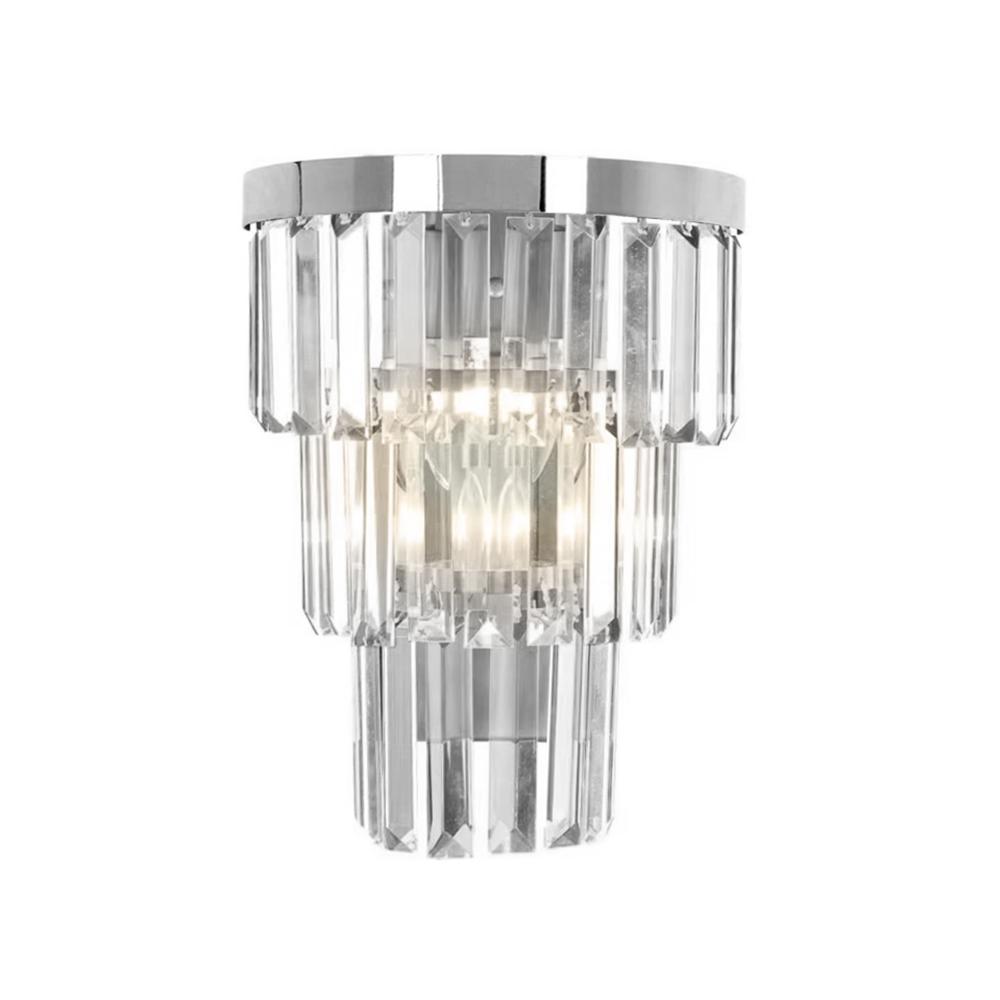 Kristallvägglampa APP1536-1W Krom