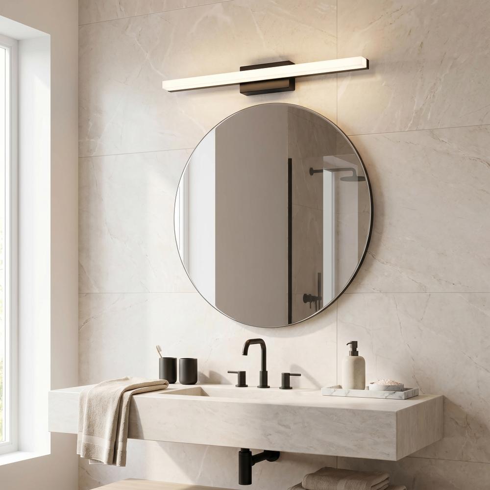 BADRUMSVÄGGLAMPA LED 60CM APP1855-1W BLACK