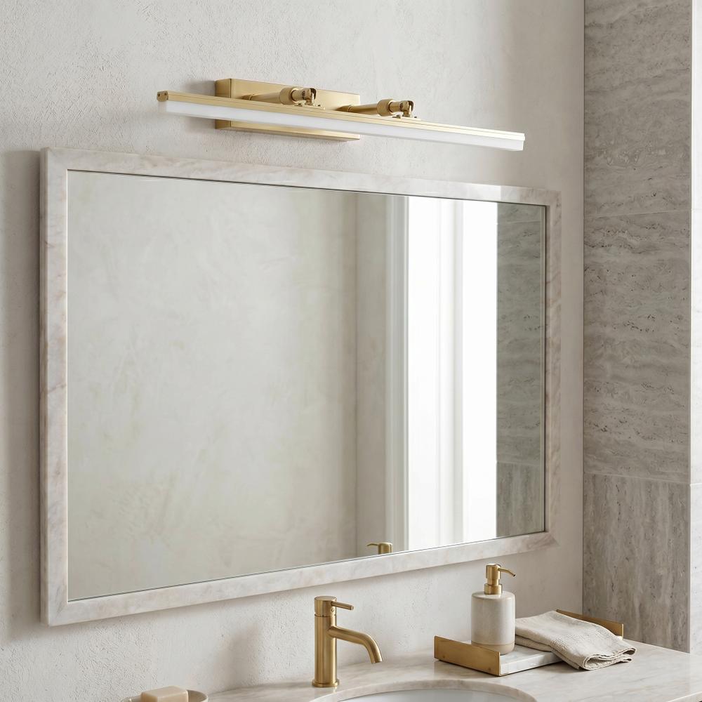 Badrum vägg LED-lampa APP1876-1W 60cm BRUSH GOLD