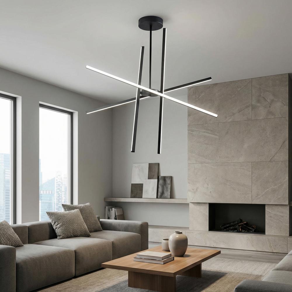 Taklampa LED APP1929-CP Black