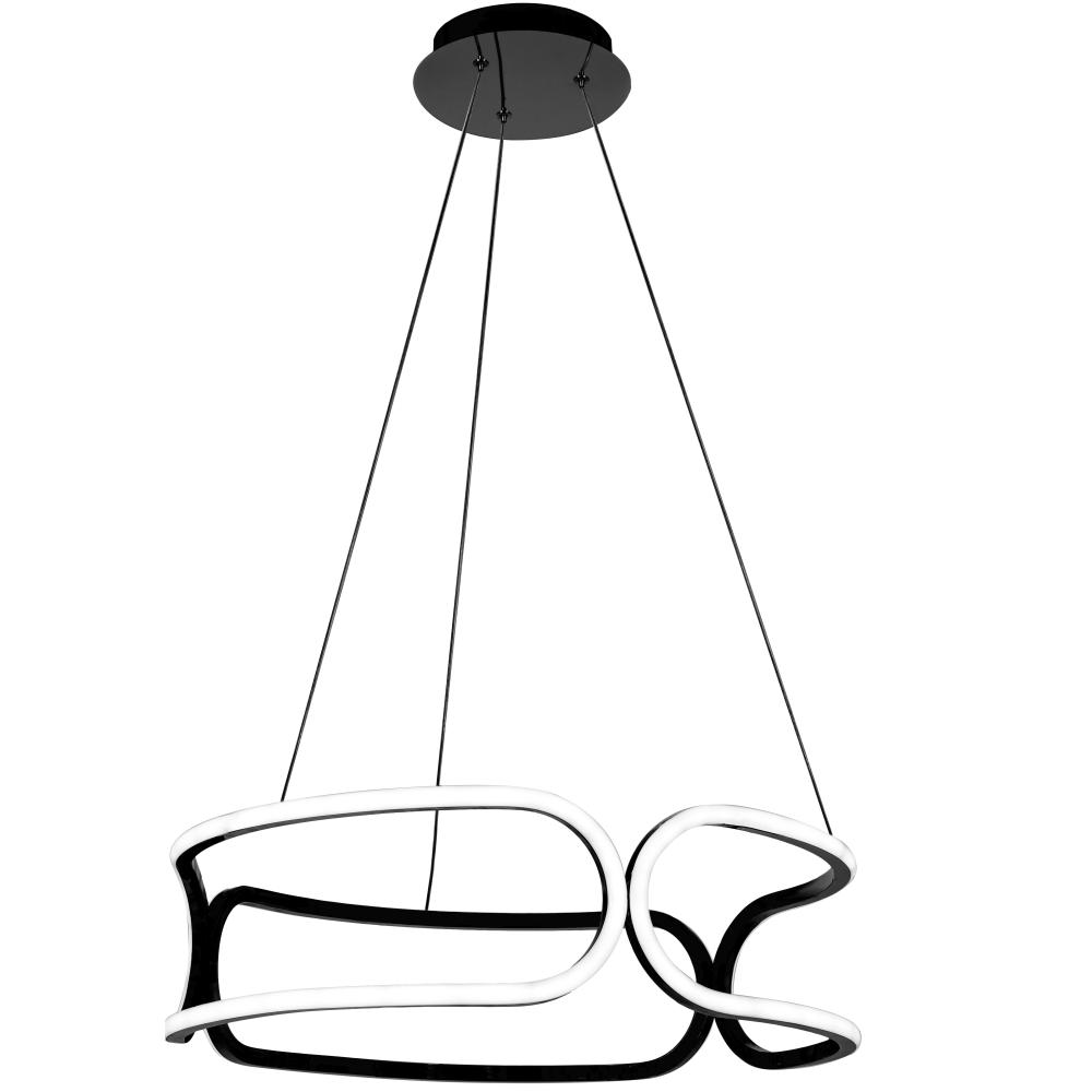TAKLAMPA MED FJÄRRKONTROLL PLAFOND LED APP790-CP TRIO Svart