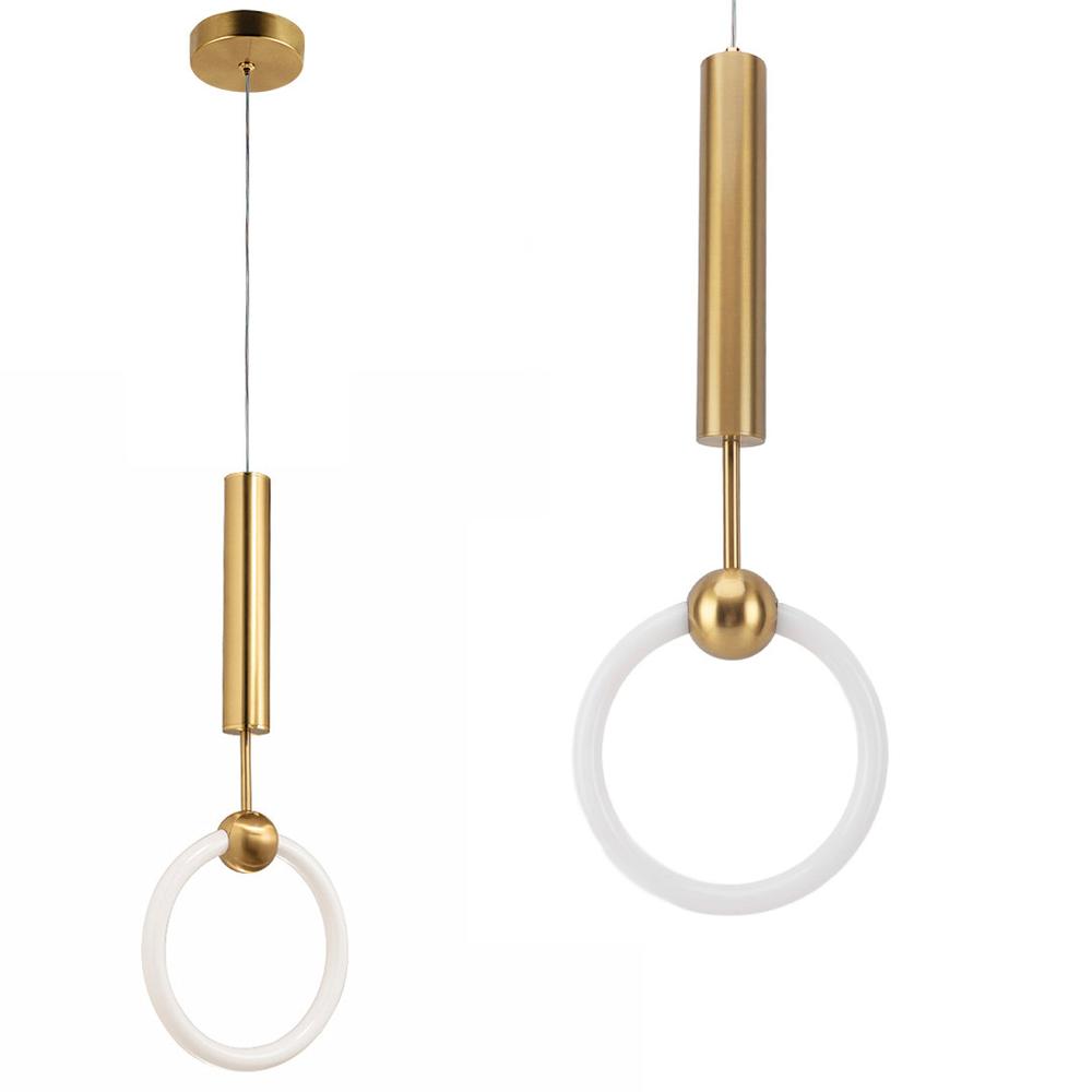 HÄNGLAMPA LED LHJ059-1CP Borstad Guld