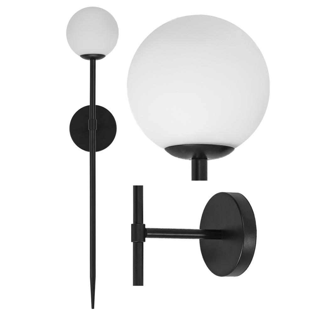 LAMPA KINKIET MODERN 90cm APP581-1W SVART