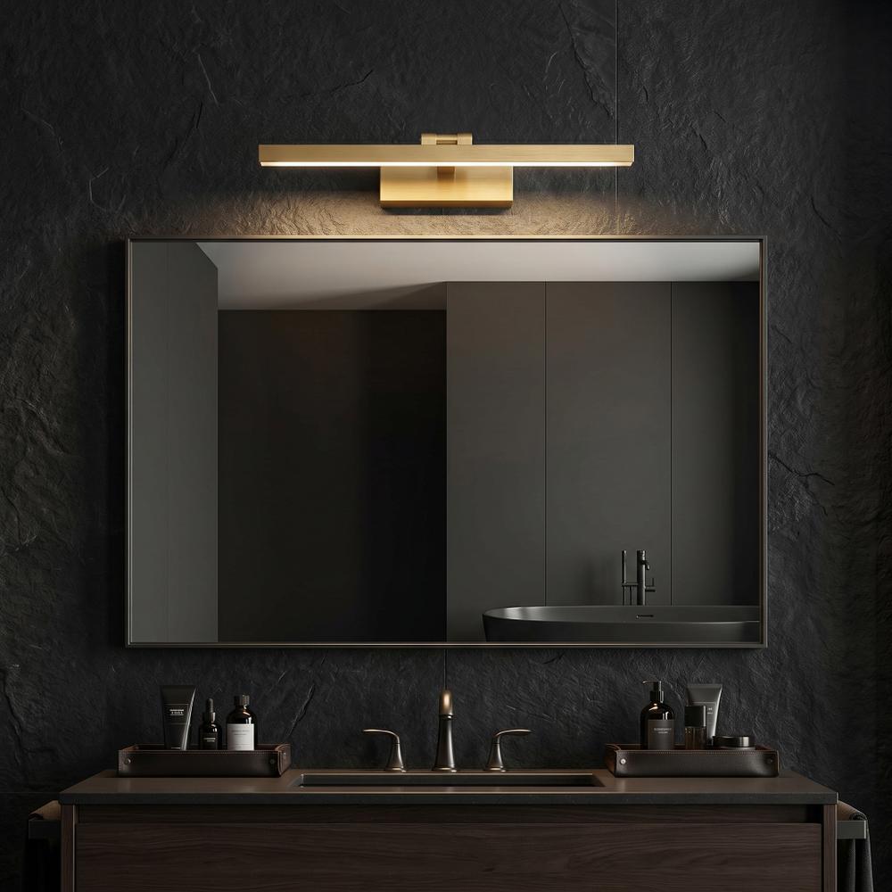 Kúpeľňové nástenné LED svietidlo APP1864-1W 60 cm BRUSH GOLD