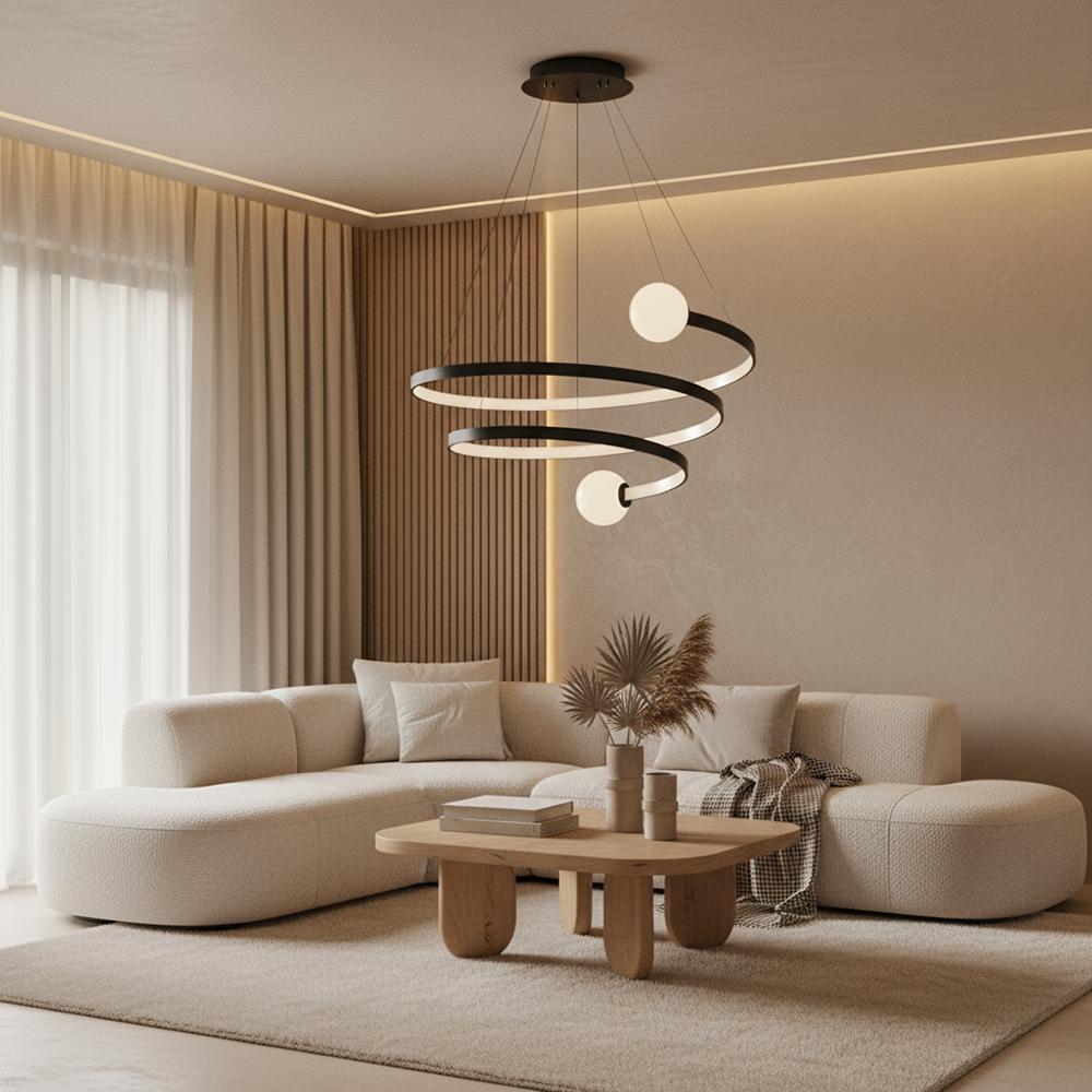 LED-pendellampa LHJ029-CP SVART