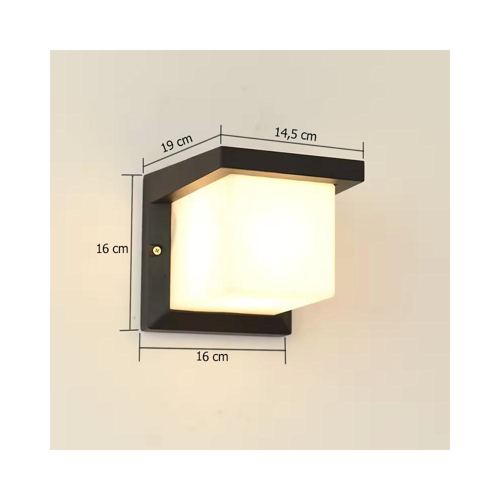 Fasadbelysning vägglampa RSL014-1W Svart