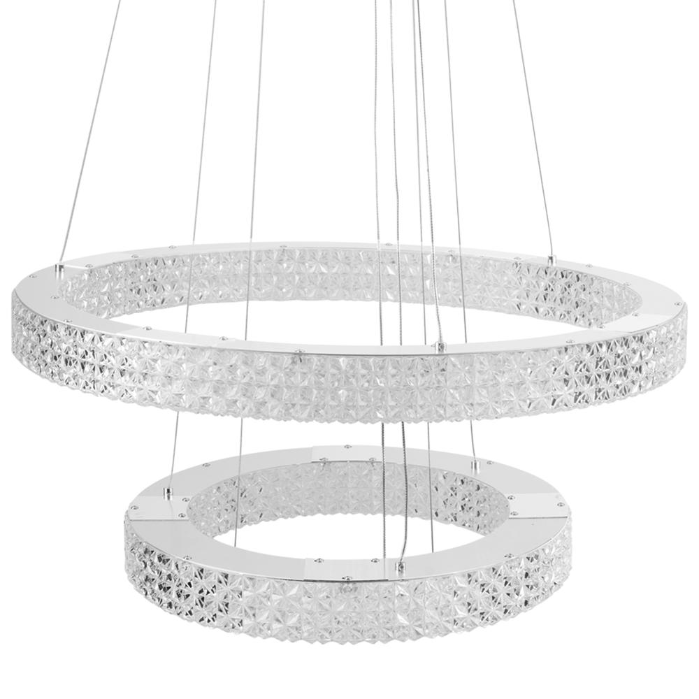 HÄNGLAMPA LED KRISTALL MS007-CP Krom