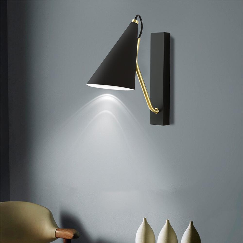 VÄGGLAMPA KINKIET APP1142-1W Svart