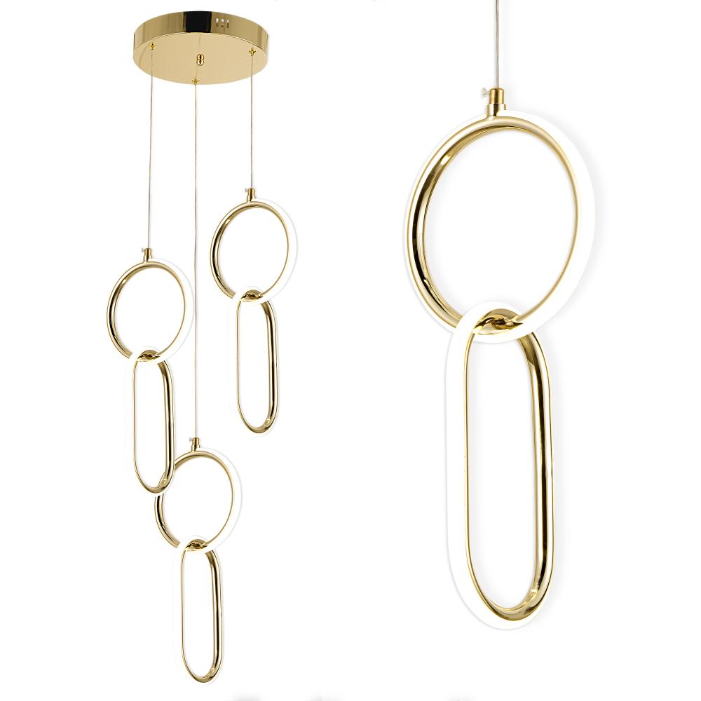 HÄNGLAMPA LED G077-3CPR Guld