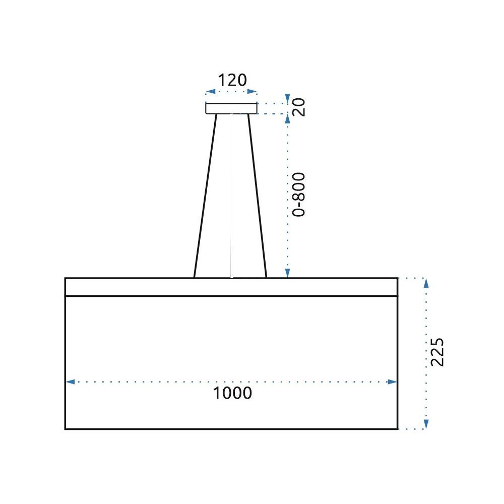 Hänglampa Glamour LED Chain APP891-CP
