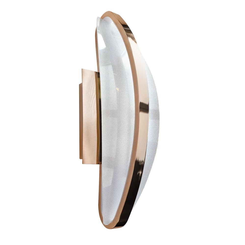 LED-vägglampa G125-W Roséguld