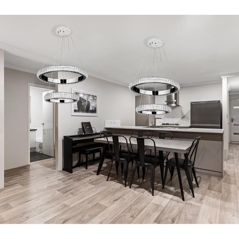 HÄNGLAMPA LED G044-2CP KROM