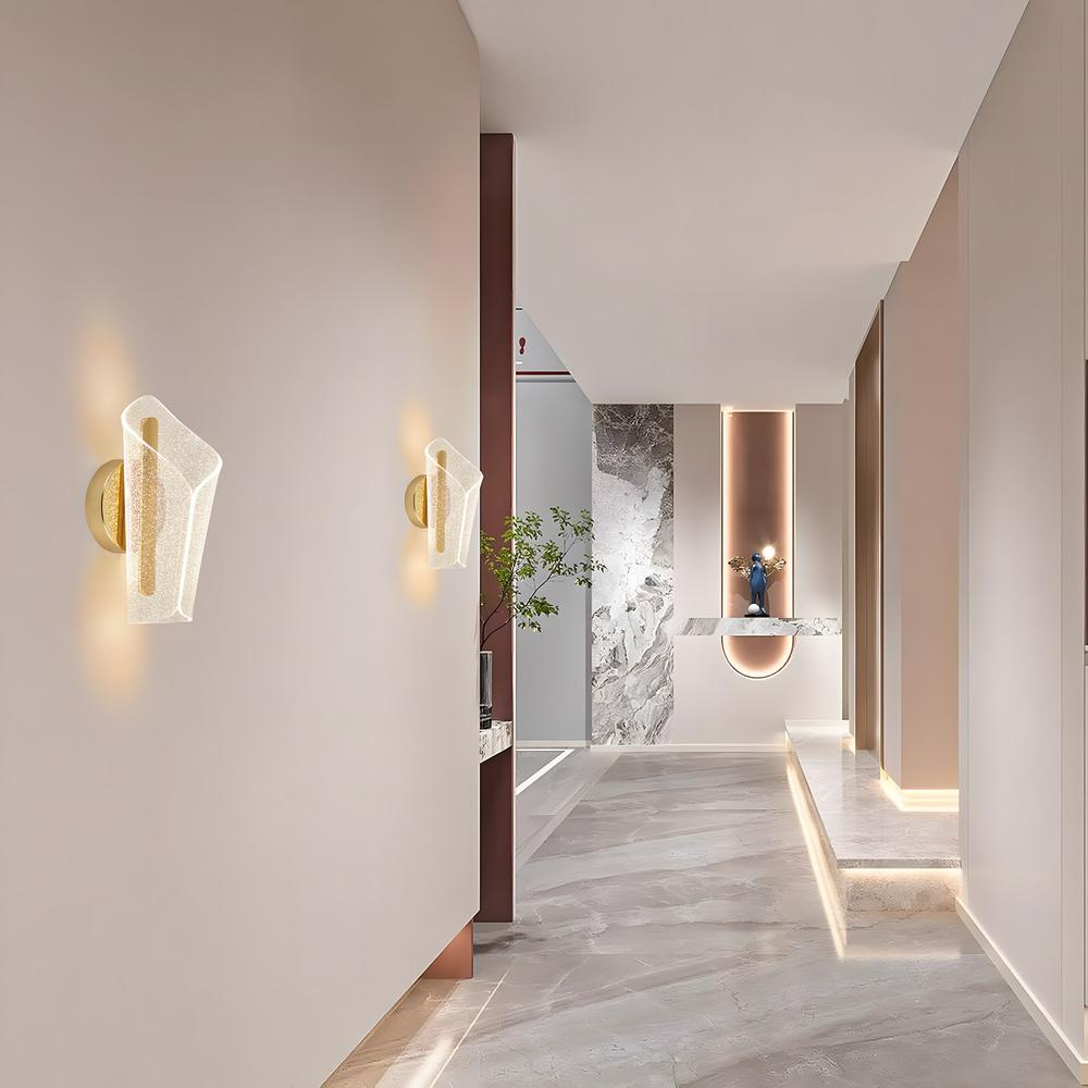 Vägglampa LED G030-W Guld