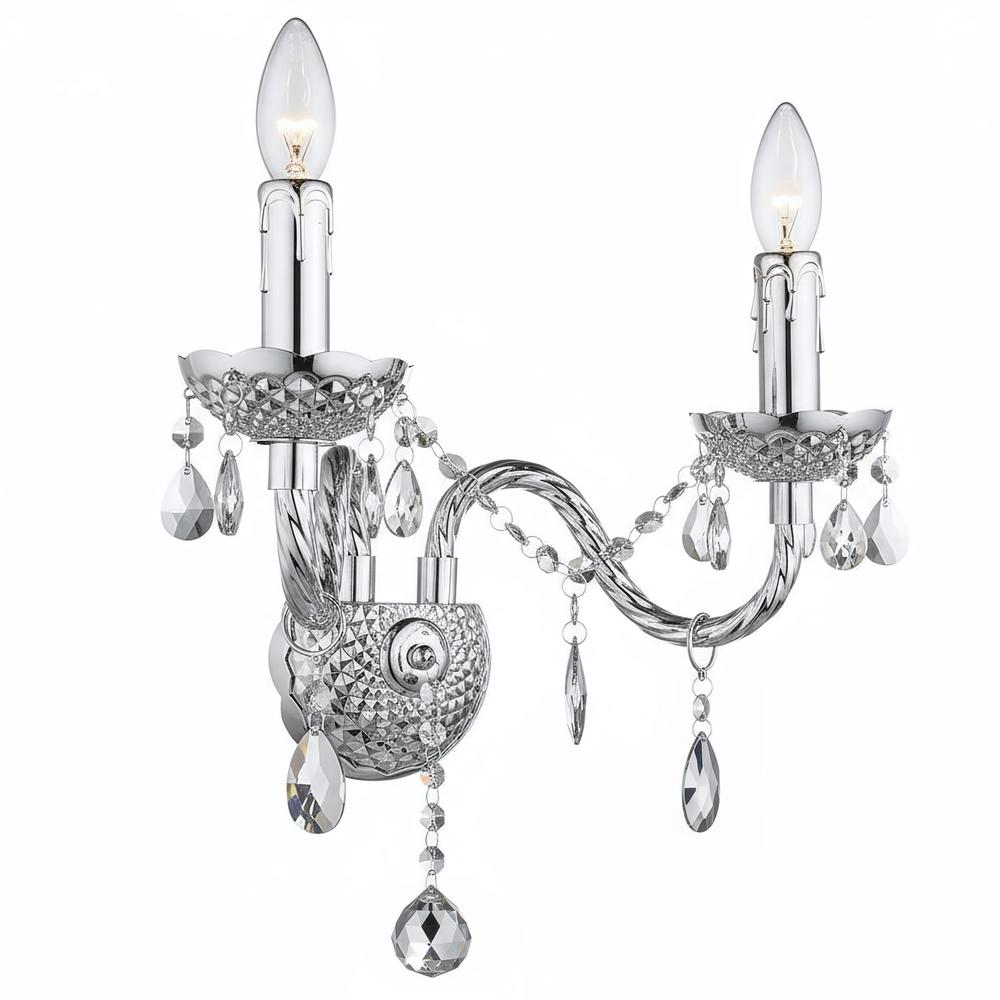 VÄGGLAMPA EBT019-2W Krom