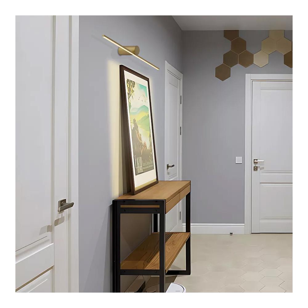VÄGGLAMPA FÖR BADRUM LED 40 CM APP1347 GAMMALGULD