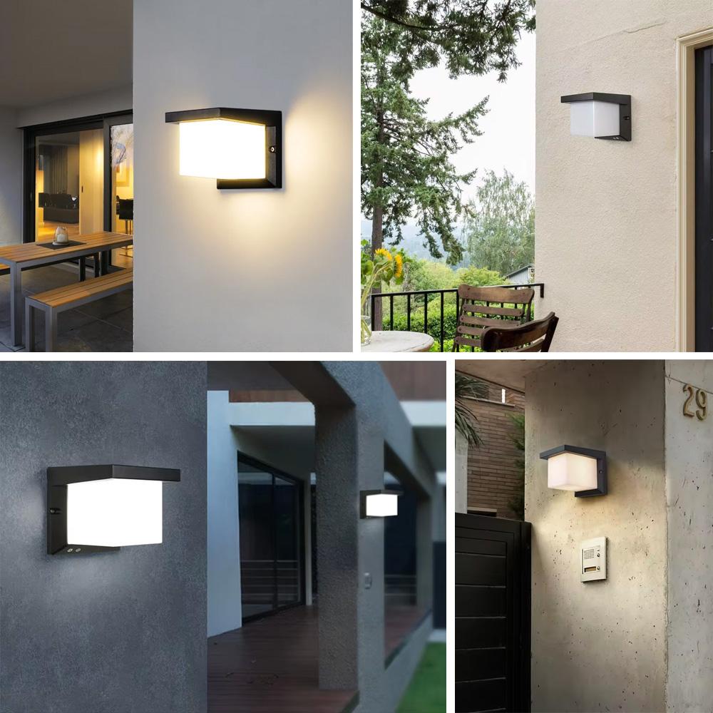 Fasadbelysning vägglampa RSL014-1W Svart