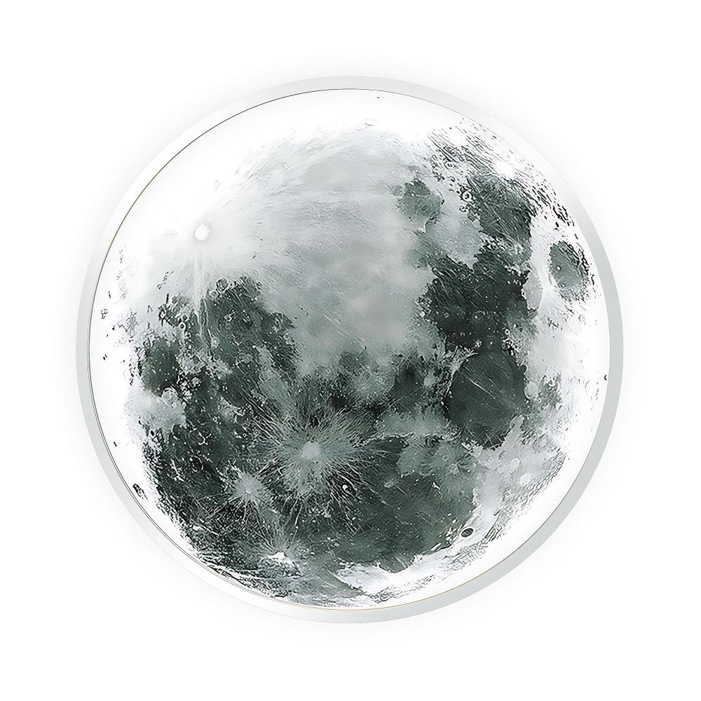 Taklampa APP1806-CW Moon LED-plafond VIT