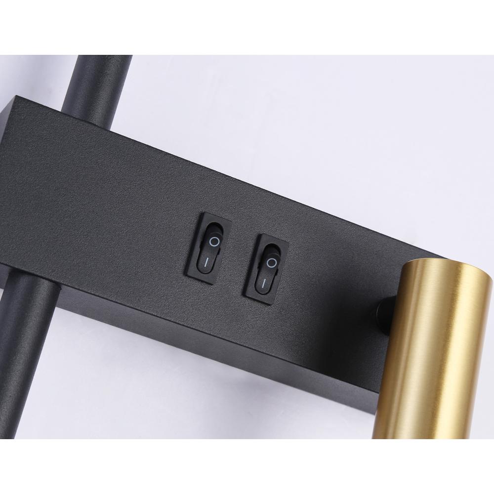 VÄGGLAMPA VÄGGLYKTA APP1439-2-W VÄNSTER BLACK GOLD