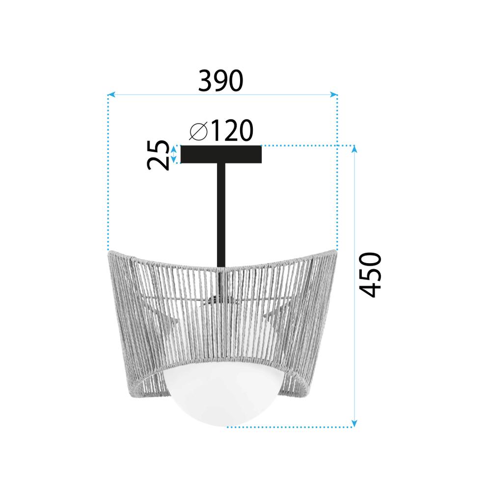 Boho taklampa APP1589-1CP