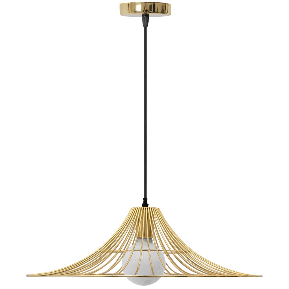 Platt Rund Hängande Taklampa Loft APP499-1CP Guld