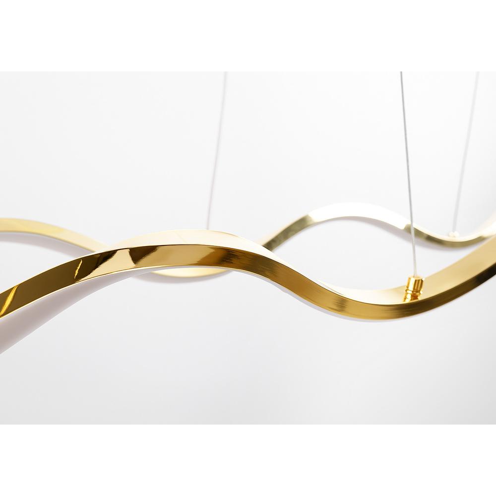TAKLAMPA HÄNGANDE LED LHJ027-CP 100cm Guld