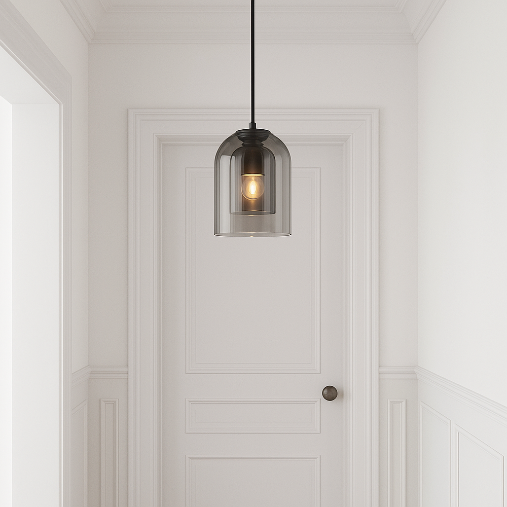 HÄNGLAMPA APP1705-1PC Grå
