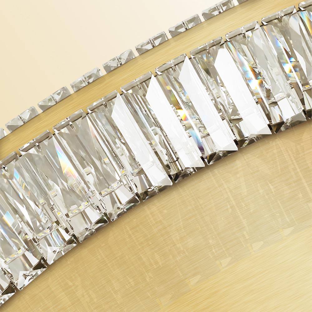 KRYSZTALLOPPLYSNING PLAFOND APP1722-C 50 cm BORSTAD GULD