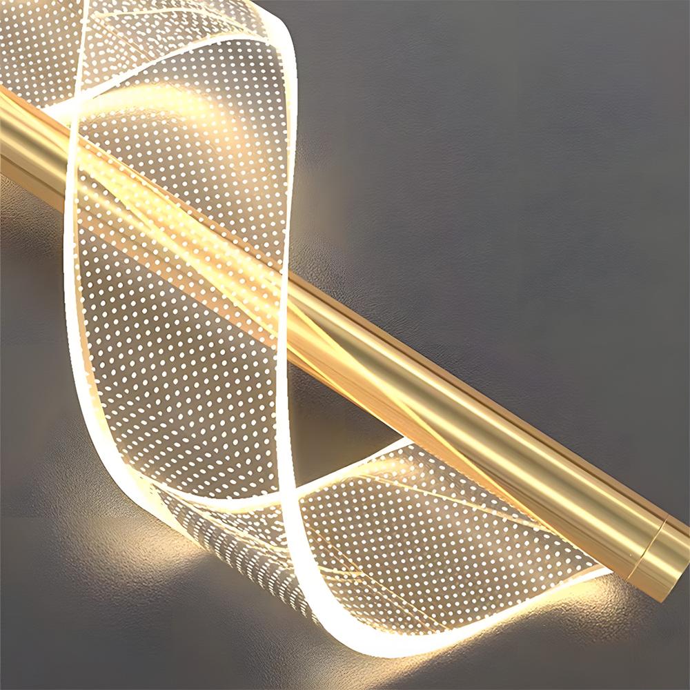 LED-vägglampa G032-W Guld