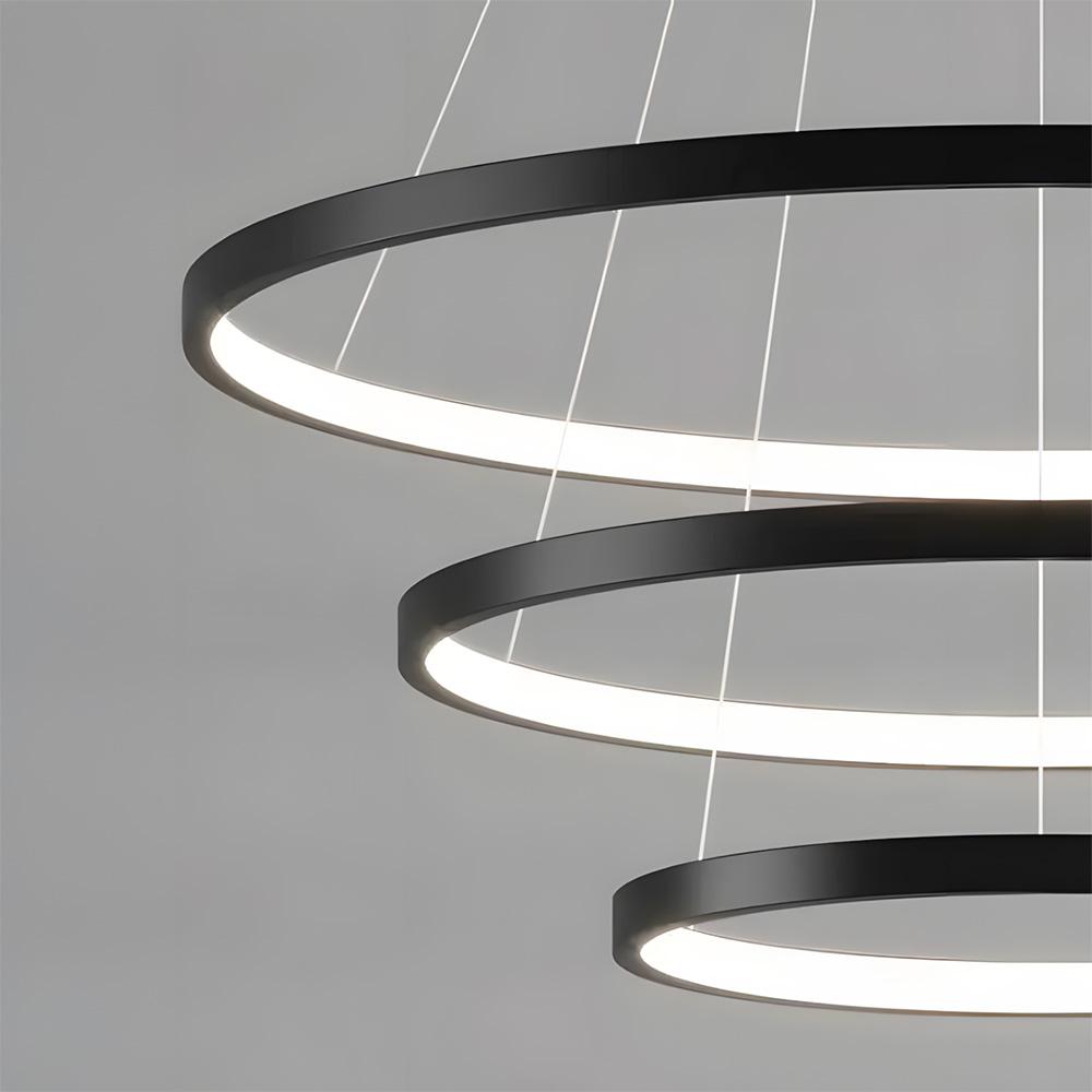 TAKLAMPA HÄNGANDE LED LHJ013-CP3 Svart