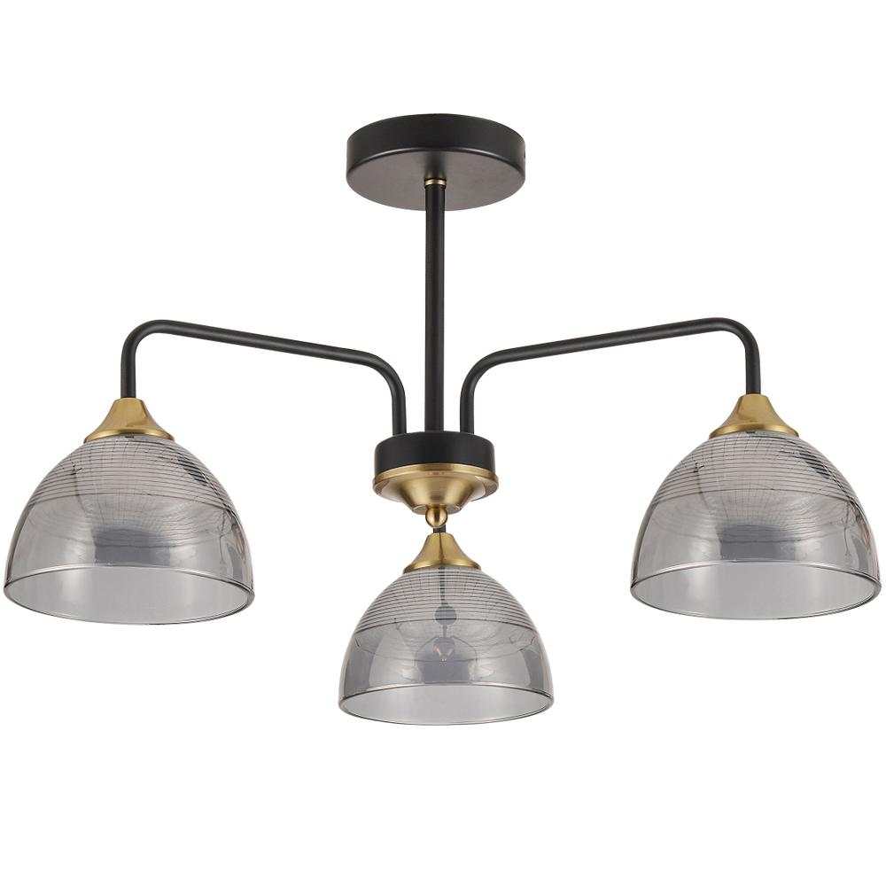 HÄNGENDE TAKLAMPA G084-3C SVART GRÅ