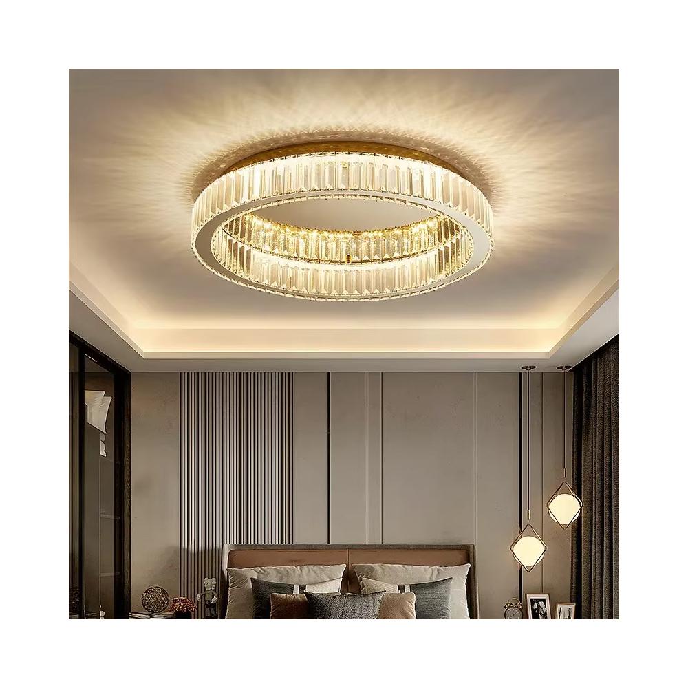 KRISTALLPLAFONDLAMPA APP1719-C 40 cm Guld