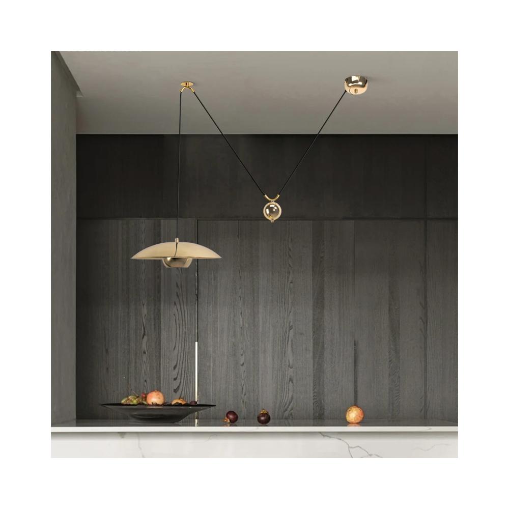 HÄNGENDE TAKLAMPA APP1451-1CP Guld