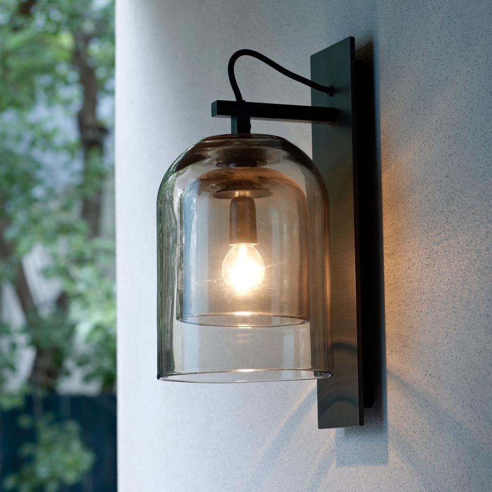 VÄGGLAMPA VÄGGLAMPETT APP1207-1W Svart