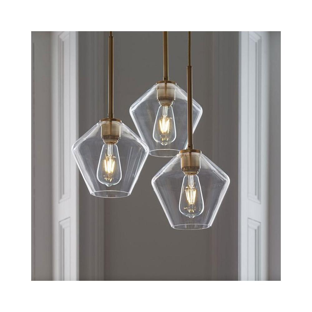Glas taklampa APP440-1CP Transparent