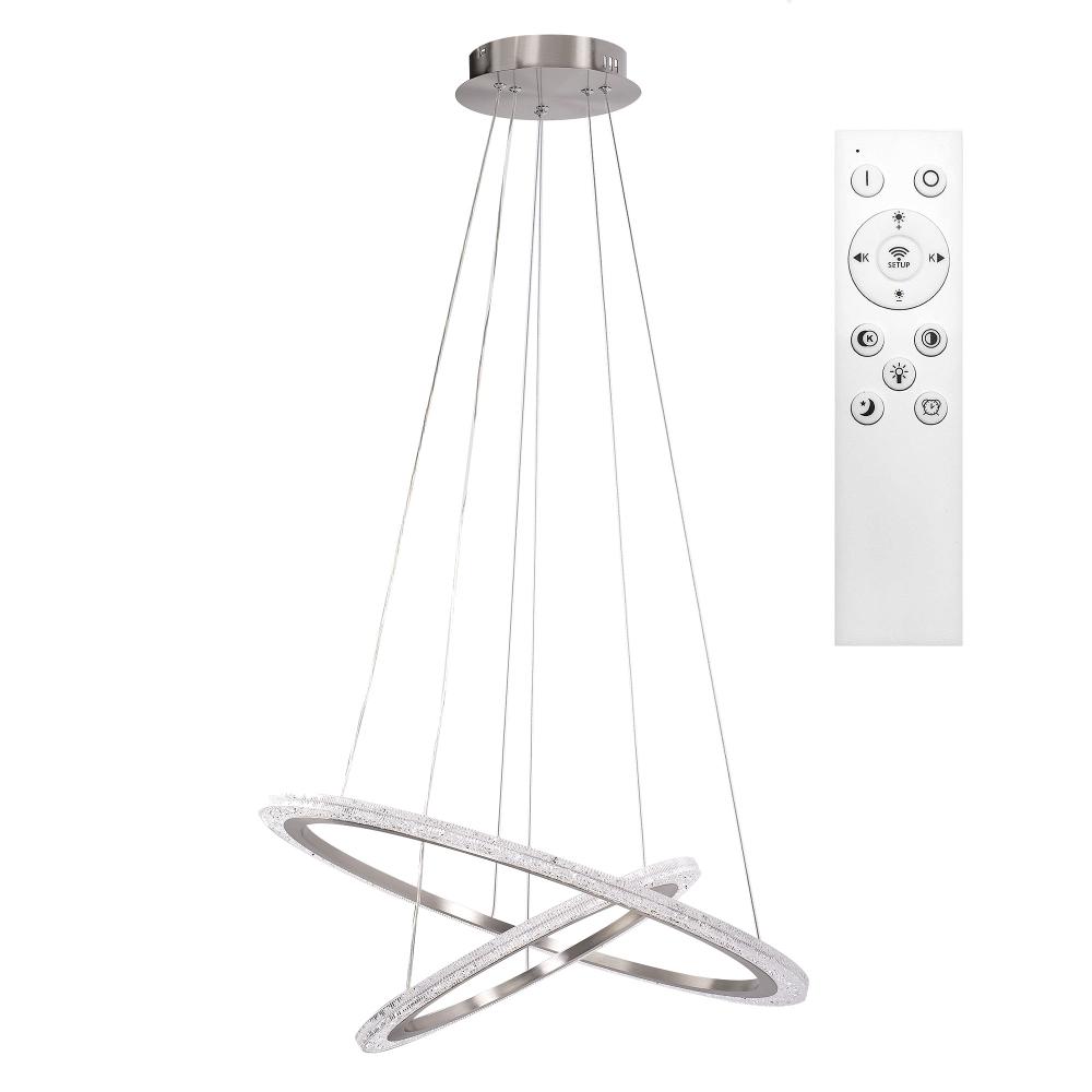 TAKLAMPA HÄNGANDE LED LHJ045-CP2 BORSTAD NICKEL