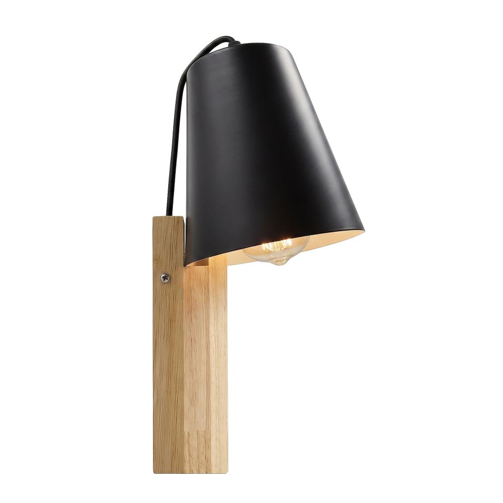 VÄGGLAMPA LOFT APP1279-1W SVART