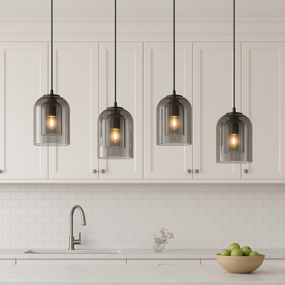 HÄNGLAMPA APP1705-1PC Grå