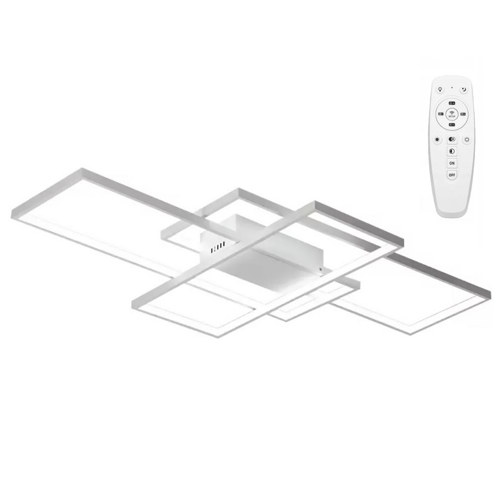 Modern taklampa LED + FJÄRRKONTROLL APP660 Vit