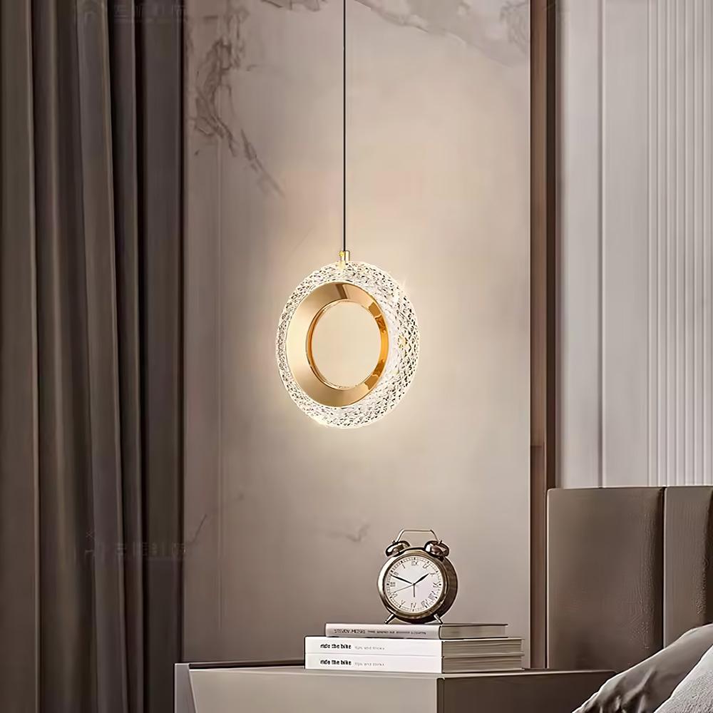 LAMPA HÄNGANDE KRISTALL LED G119-1CP Guld