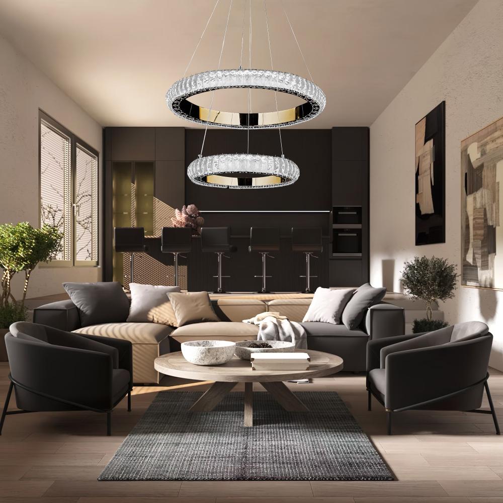 HÄNGLAMPA LED G043-2CP GULD