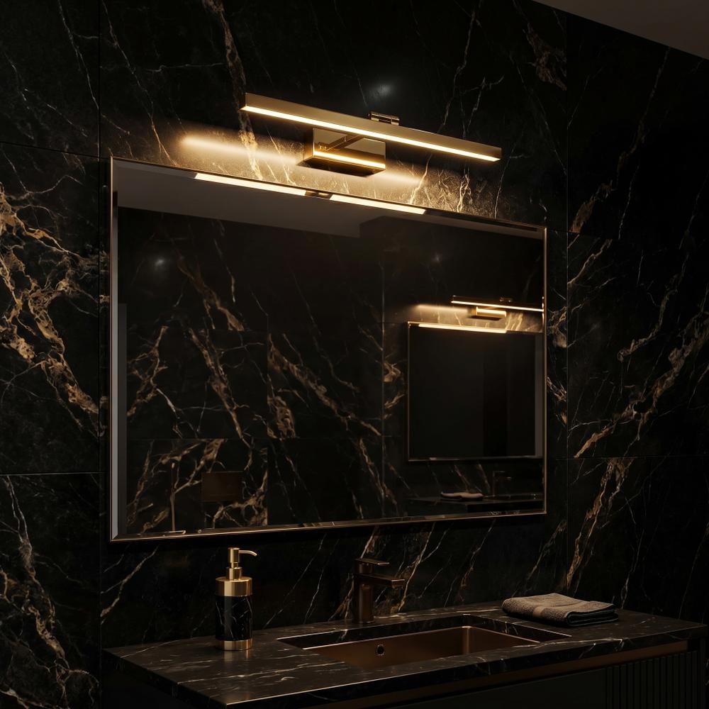 Badrum vägg LED-lampa APP1861-1W 60 cm GOLD