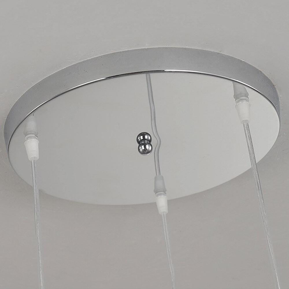 Kristalltaklampa APP510-3CPR Silver